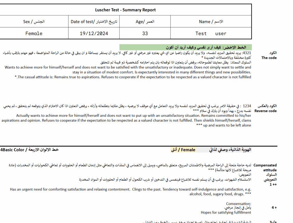 تقرير شامل ومفصل